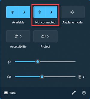 panel bluetooth