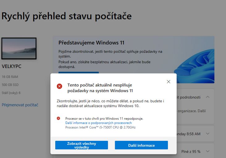 nejdeinstalovatwindows11